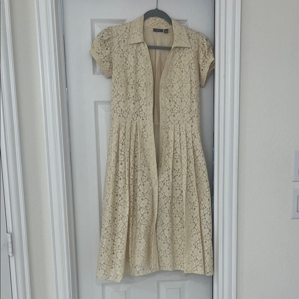 Apt. 9 Cream Lace Midi Dress